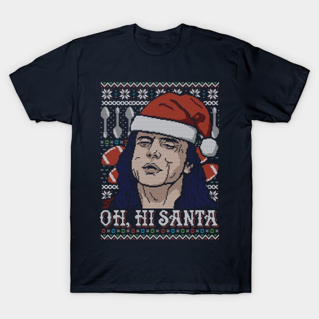 Oh Hi Santa! T-Shirt by Punksthetic